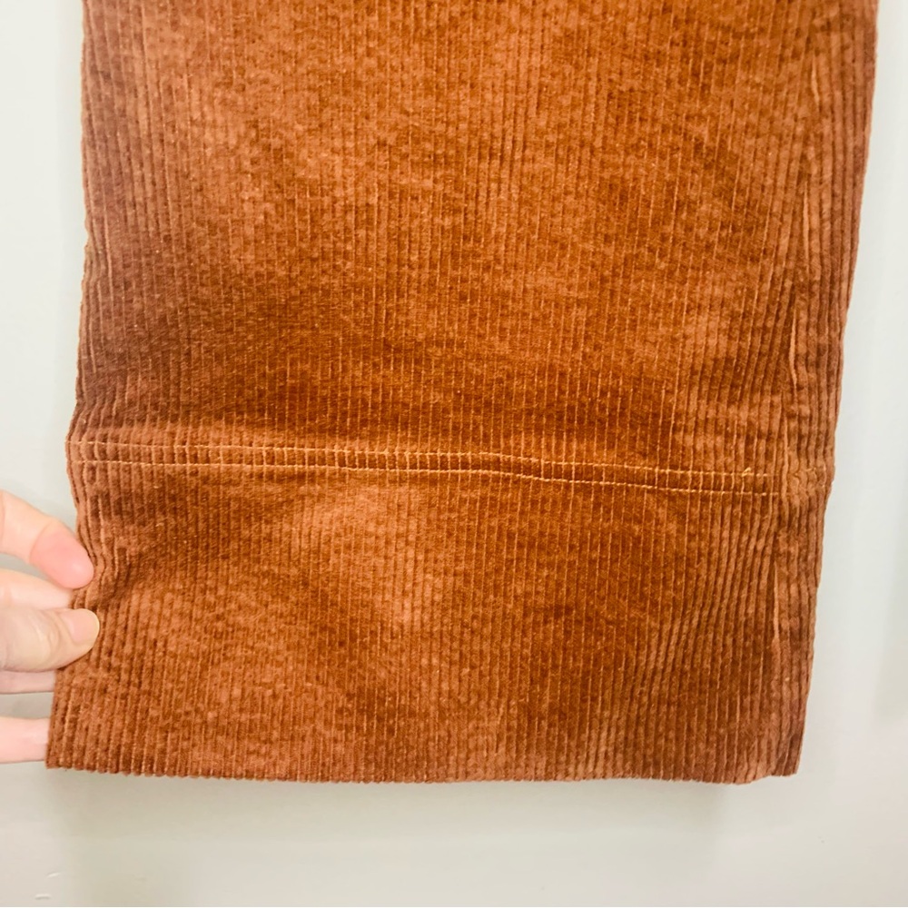 Faherty Brown Corduroy Flared Patch Pocket Pants … - image 3